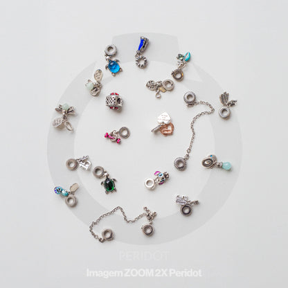 Charm Berloque Pendente De Polvo Adoravel