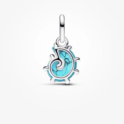 Berloque Caracol Azul